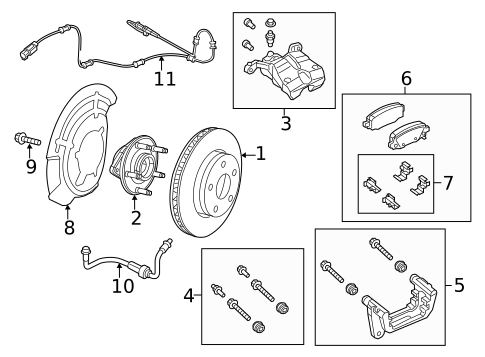 Rear Brakes for 2015 Jeep Cherokee #1