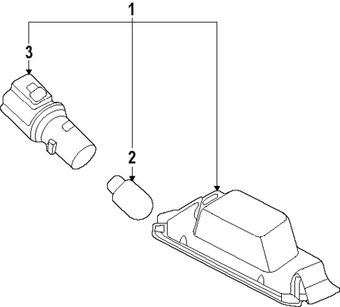 License Lamps for 2025 Kia K5 #0