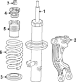85528753 - : Fork for Cadillac: LYRIQ | Chevrolet: Blazer EV Image