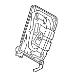 52207300099 - Body: Seat Back Frame for BMW: X1 Image