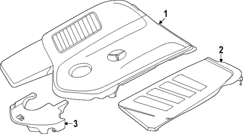 Engine Appearance Cover for 2025 Mercedes-Benz GLC350e #0