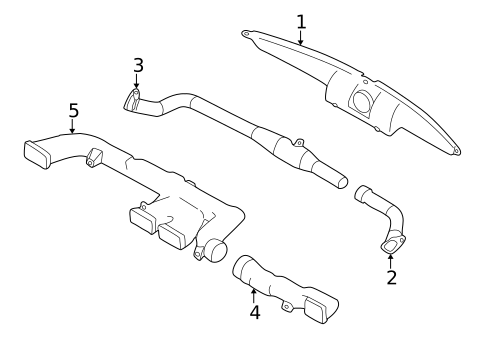 Ducts for 2005 Subaru Forester #0