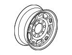12368964 - Suspension: Wheel, Alloy for Cadillac: Escalade ESV | Chevrolet: Avalanche 2500, Silverado 1500, Silverado 1500 Classic, Silverado 1500 HD, Silverado 1500 HD Classic, Silverado 2500, Silverado 2500 HD, Silverado 2500 HD Classic, Silverado 3500, Silverado 3500 Classic, Silverado 3500 HD, Suburban 1500, Suburban 2500 | GMC: Sierra 1500, Sierra 1500 Classic, Sierra 1500 HD, Sierra 1500 HD Classic, Sierra 2500, Sierra 2500 HD, Sierra 2500 HD Classic, Sierra 3500, Sierra 3500 Classic, Sierra 3500 HD, Yukon XL 1500, Yukon XL 2500 Image