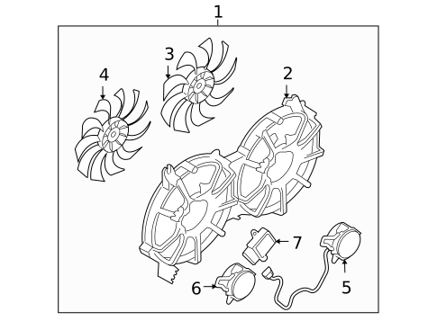 Cooling Fan for 2009 INFINITI EX35 #0