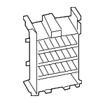 99161010100 - Electrical: Fuse Box Bracket for Porsche Image