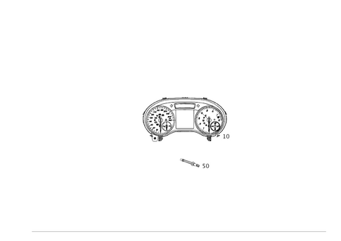 Instrument Cluster for 2015 Mercedes-Benz B Electric Drive #0