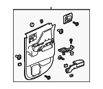 84200211 - Body: Door Interior Trim Panel for Chevrolet: Silverado 1500 | GMC: Sierra 1500 Image