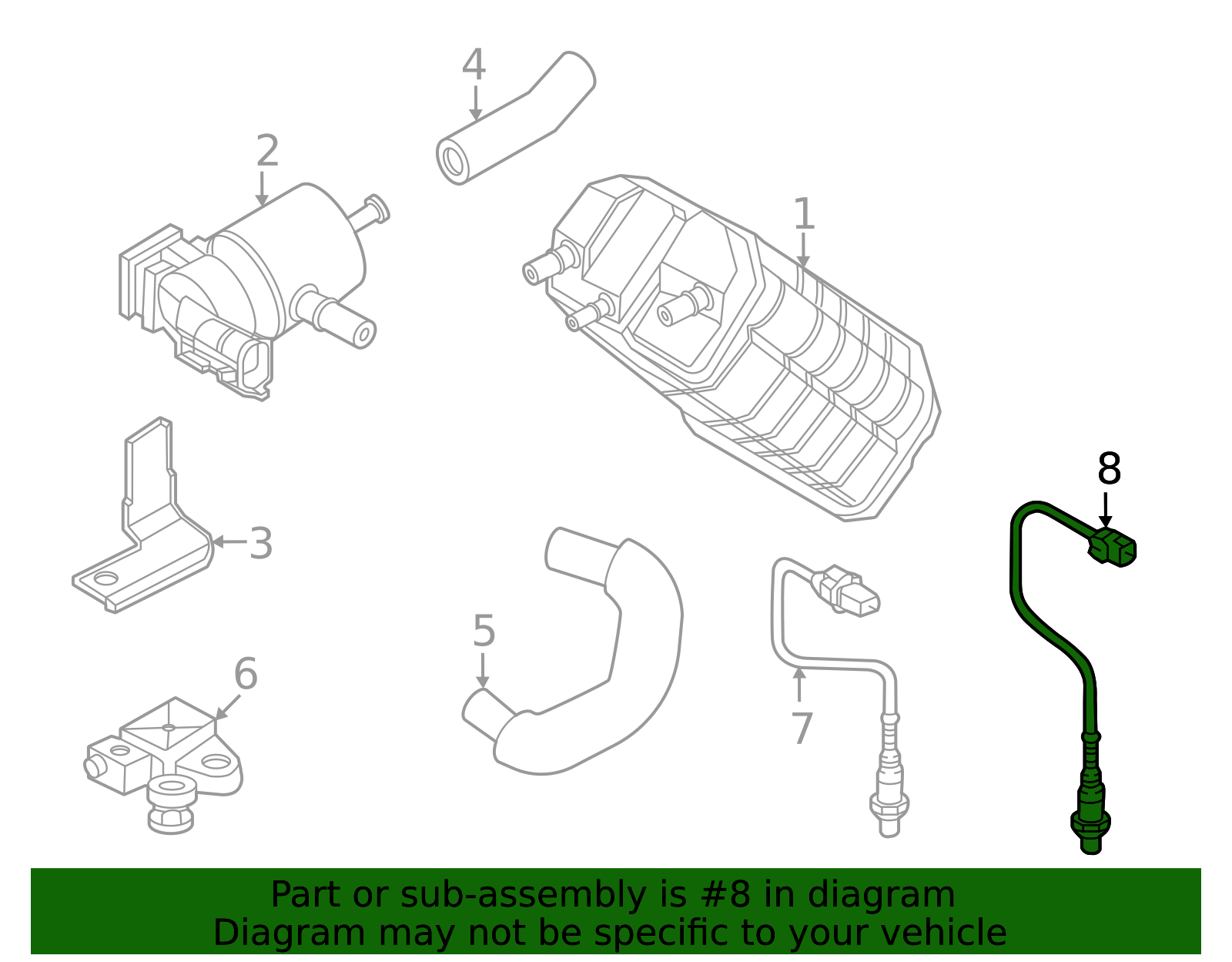 Oxygen Sensor 39210-3NFC0 | Kia Parts Online