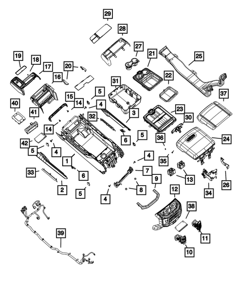 Consoles for 2020 Ram 3500 #1