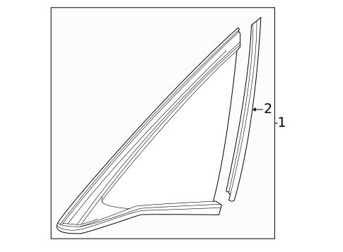 Glass & Hardware for 2022 Honda Civic #1