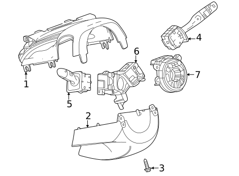 Steering Column for 2026 Chevrolet Trailblazer #0