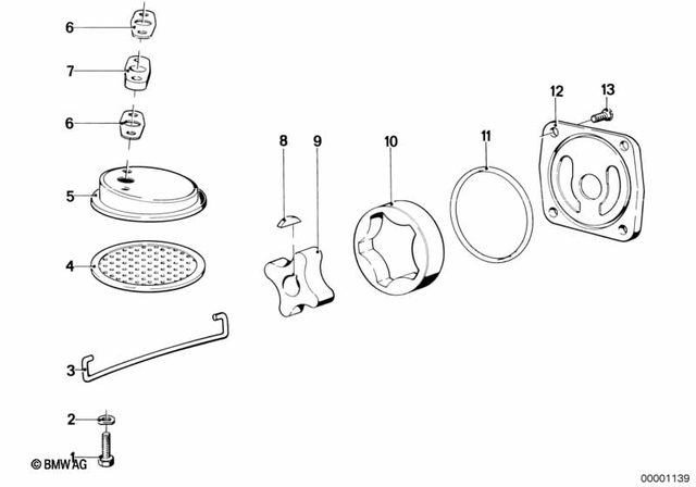 7119902993 - Engine: Hex Bolt - M6X50 8.8 zns3 for BMW-Motorrad Image