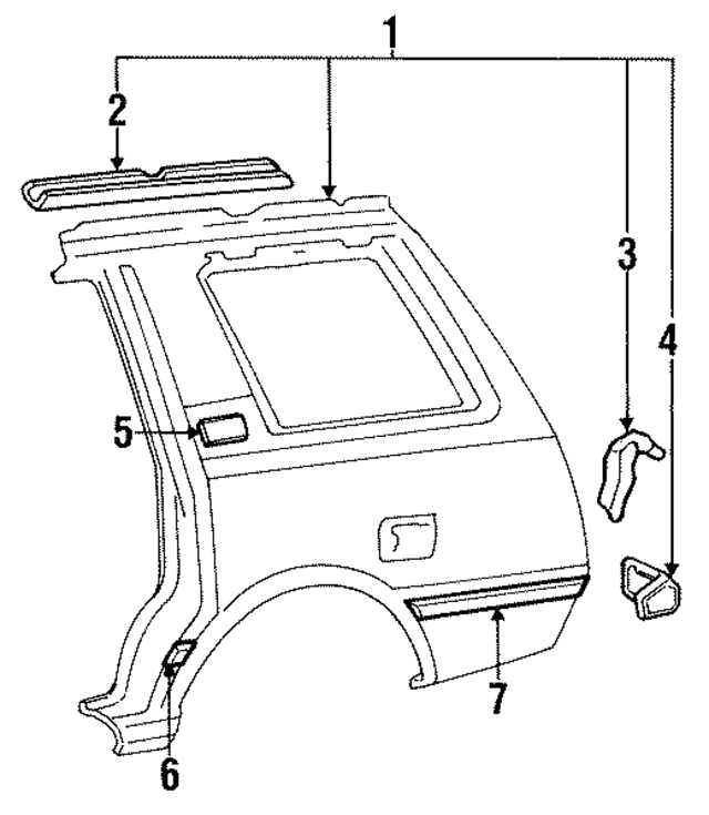 MB343057 - Body: Outer Panel for Mopar Image
