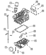 6101611 - Engine 1.6L Four Cylinder: Hex Head Screw And Washer for Mopar Image