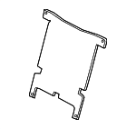 5N0881989C - Body: Seat Back Reinforcement Plate for Volkswagen Image