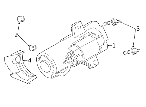 Starter for 2014 Lincoln MKZ #0