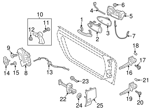 Lock & Hardware for 1999 Porsche 911 #2