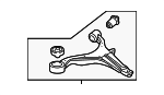 51360SCVA94 - : Lower Control Arm for Honda: Element Image