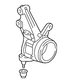 51210SCV000 - : 2003-2011 Honda Element - Knuckle R Front for Honda: Element Image