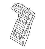 52108261081 - Body: Seat Back Frame for BMW: 525i, 528i, 530i, 540i, 740i, 740iL, 750iL, M5 Image