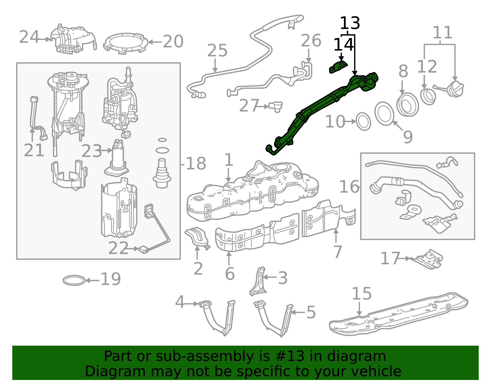 Toyota OEM Fuel Tank Filler Neck 77210-0C060 | Toyota OEM Parts Giant