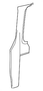 90669215027J69 - Body: Center Pillar Trim for MB Vans Image