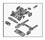 655002G150 - Body: Floor Pan Assembly for Kia: Optima Image