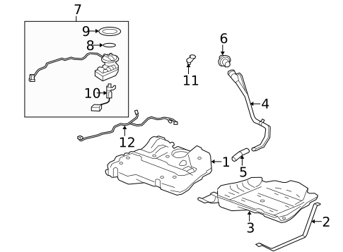 Hardware, Fasteners & Fittings for 2009 Saturn Aura #0