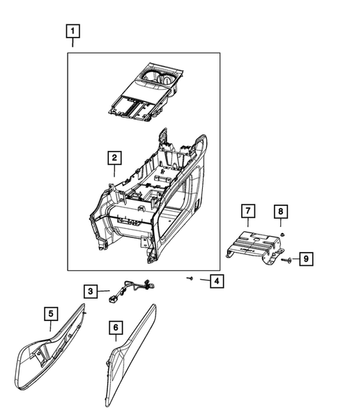 Consoles for 2021 Chrysler Voyager #4