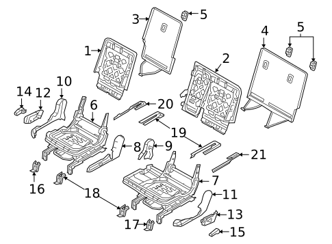 Second Row Seats for 2023 Hyundai Palisade #0