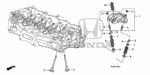 14711RNAA00 - Engine: VALVE, IN. for Honda Image