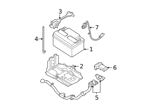 Battery for 2012 Nissan Sentra #0