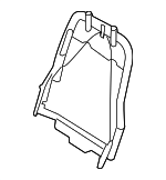5F9Z7461018AA - Body: Seat Back Frame for Ford: Five Hundred, Freestyle, Taurus, Taurus X | Mercury: Montego, Sable Image