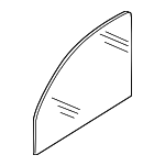 51337137013 - Body: Door Glass for BMW: X5 Image