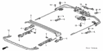 93500050080H - Interior/Bumper: SCREW, PAN (5X8) for Honda Image