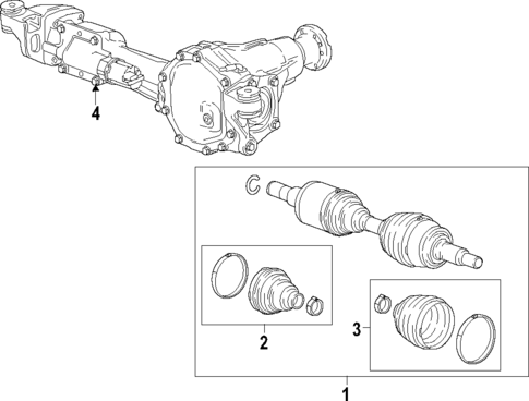 Front Axle for 2019 Chevrolet Colorado #0