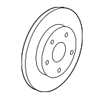 20879455 - Brakes: Rotor for Buick: LaCrosse | Chevrolet: Impala Limited | Pontiac: Grand Prix Image