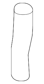 95511074200 - Engine: Turbocharger Coolant Line for Porsche: Cayenne Image