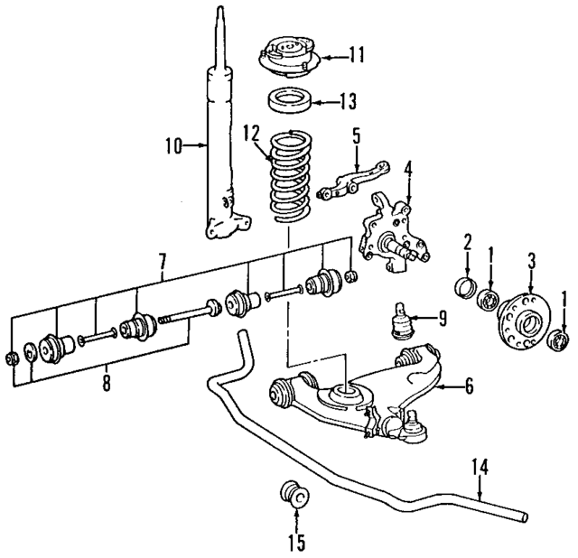 1243235185 - Suspension: Suspension Stabilizer Bar Bushing for Mercedes-Benz Image