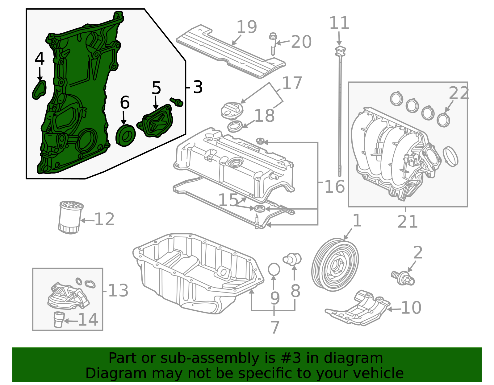 11410-R40-A01 - High-Quality Engine Timing Cover for 2008-2015 Honda ...