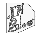 11410R40A01 - Engine: Front Cover for Honda: Accord, Crosstour Image