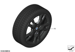 36115B4E919 - : Tpm Wheel With Tire Winter Jet Black for BMW Image