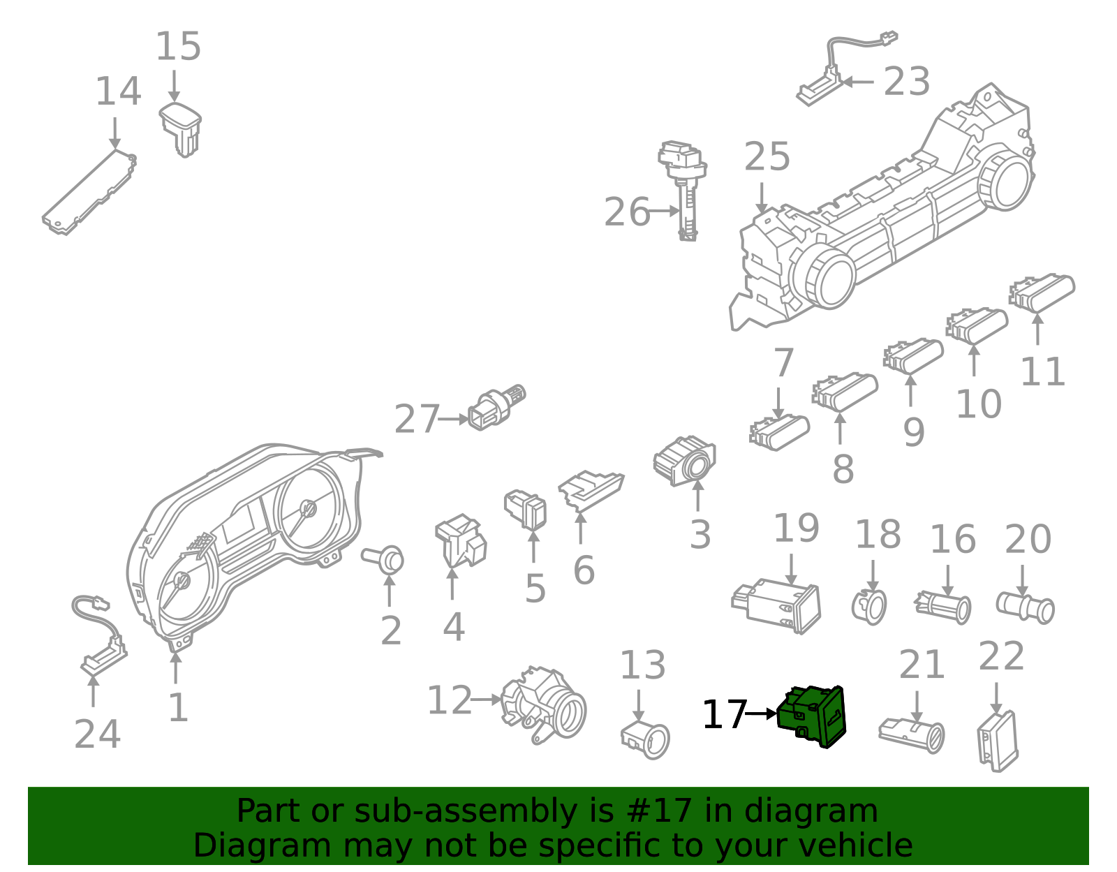 2021-2025 Ford F-150 | Power Outlet | MU5Z-19A487-MA | Walls' Ford Parts