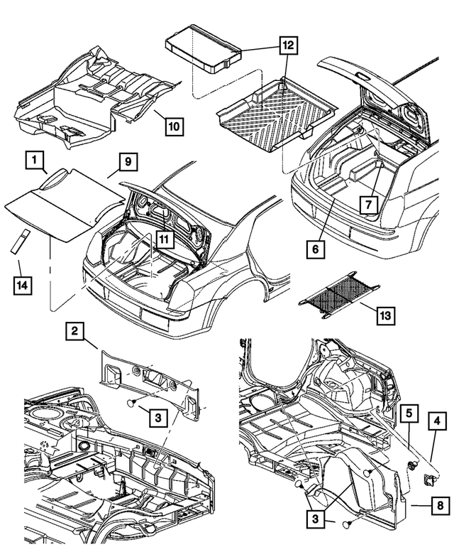 5000042AB - Interior Trim: Battery Cover for Mopar Image image