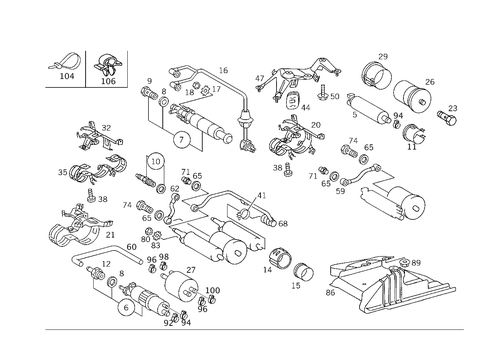Fuel Pump Package for 1998 Mercedes-Benz C280 #0