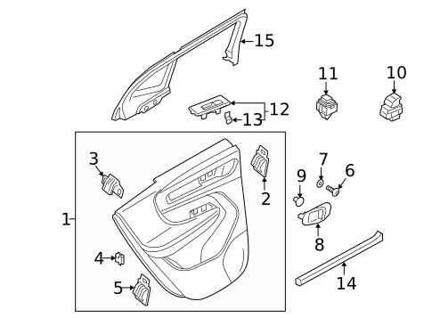 Rear Door for 2022 Volvo C40 Recharge #2