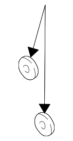 D9AZ54234A46AA - Body: Door Glass Retainer for Ford: Crown Victoria, Freestar, Mustang, Ranger, Taurus, Windstar | Lincoln: Continental | Mercury: Grand Marquis, Marauder, Monterey, Sable Image