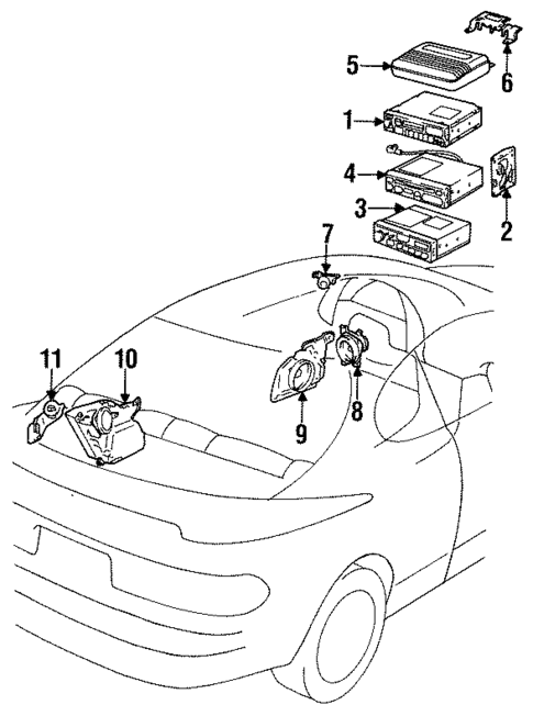Sound System for 1993 Toyota Celica | Toyota Parts Center