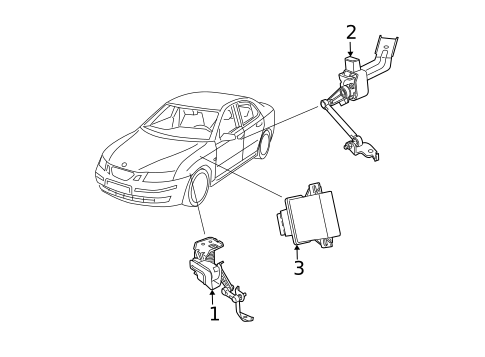 Electrical Components for 2003 Saab 9-3 #3