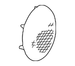 9182987 - : Speaker Grille for Volvo: S70, V70 Image